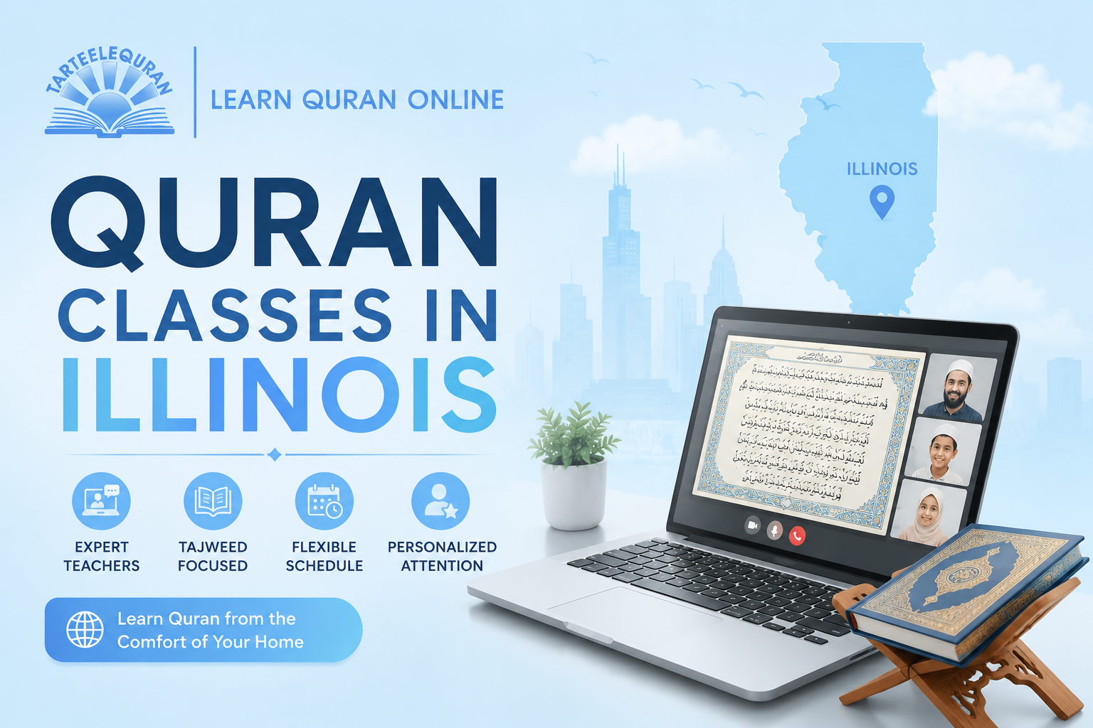 Quran classes in Illinois